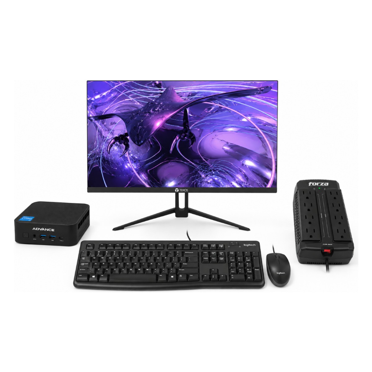Mini PC Advance MP6560 · Core i5 · 16GB · SSD 512GB + Monitor 21.5"
