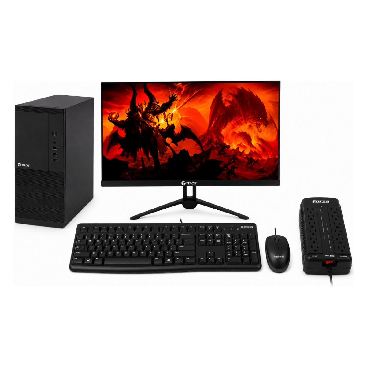 PC Core i5 Multimedia · 14450HX · 8GB · SSD 1TB + Monitor 23.8"