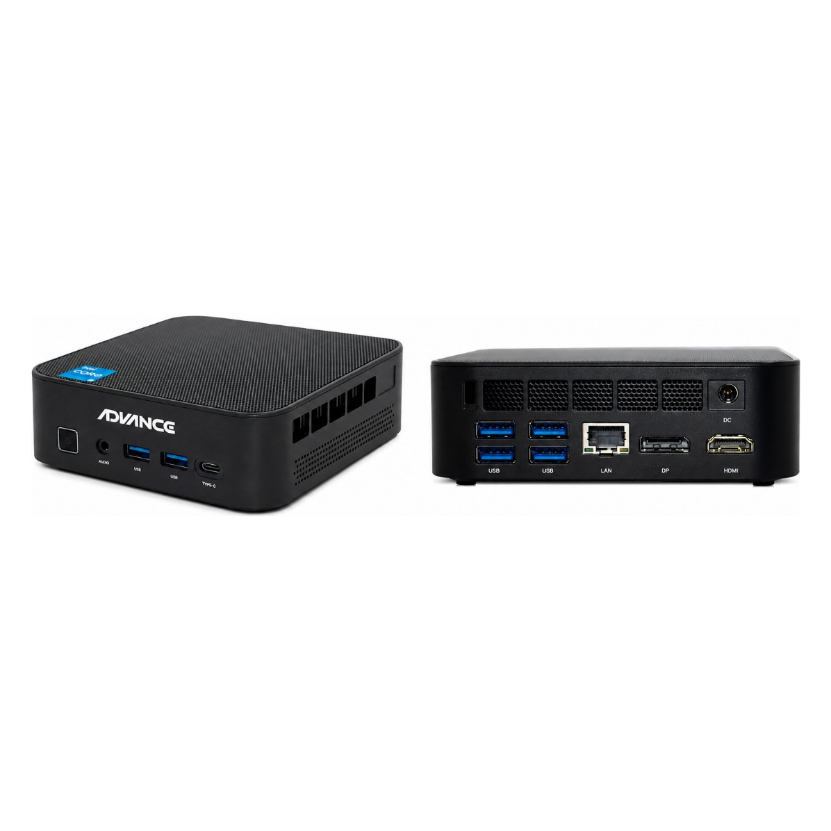 Mini PC Advance MP6560 · Core i5 · 16GB · SSD 512GB + Monitor 21.5" 2