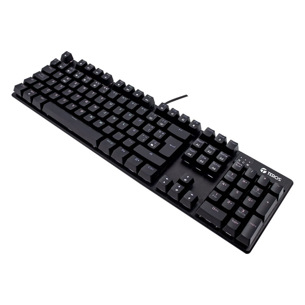 Teclado Mecánico Teros TE-4068G USB 3