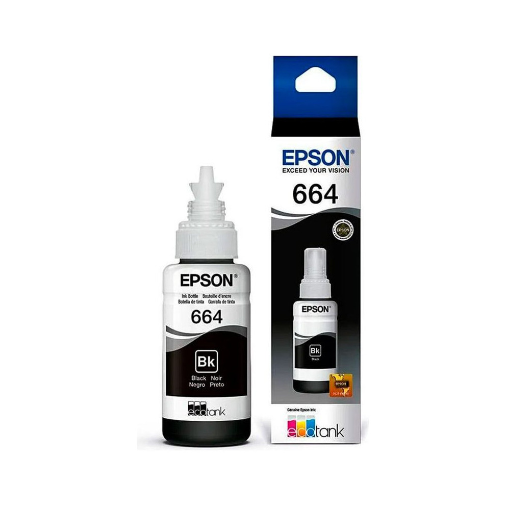 Tinta Epson T664 Negra