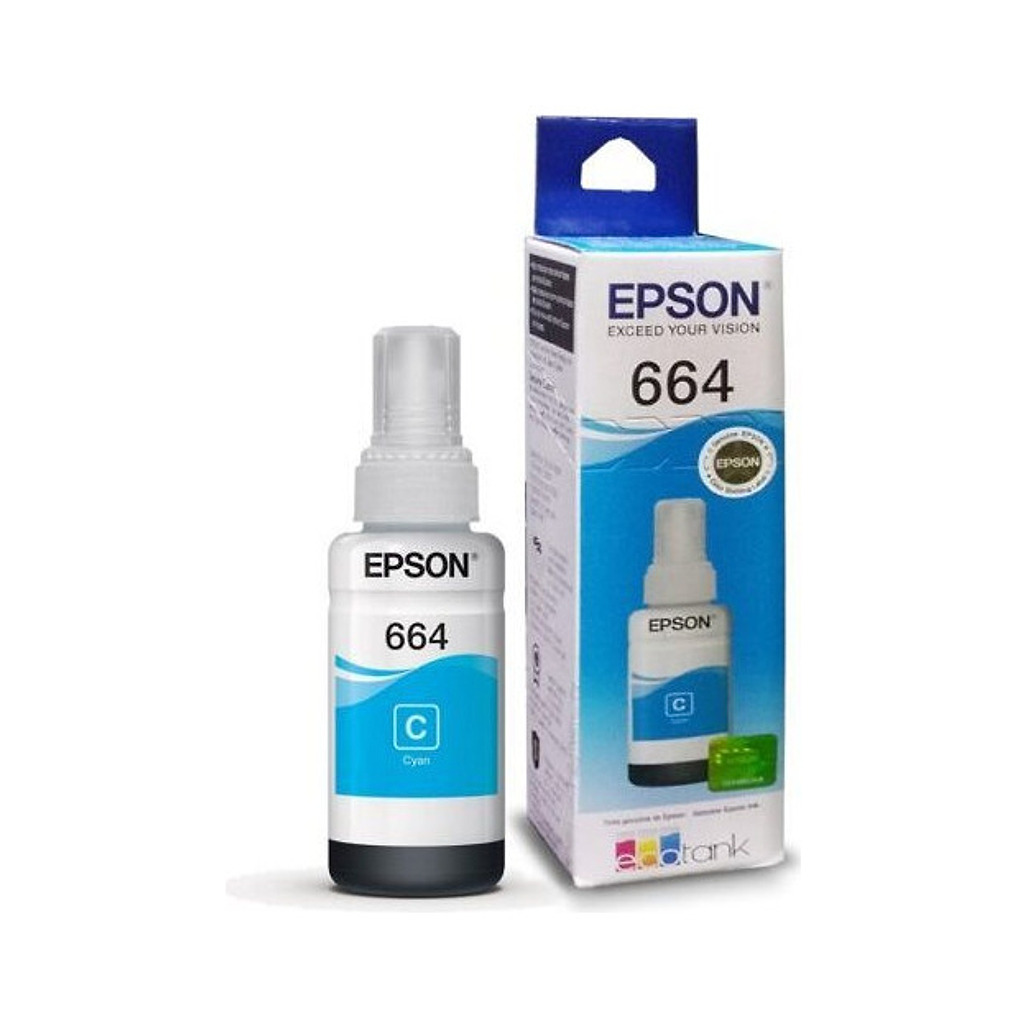 Tinta Epson T664 Cian